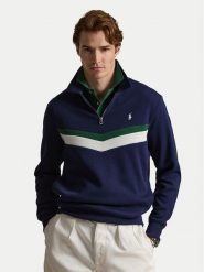 Polo Ralph Lauren Bluza 710B20262002 Granatowy Regular Fit. Niebieskie bluzy bez kaptura męskie Polo Ralph Lauren, l, z bawełny. Za 989.99 zł.