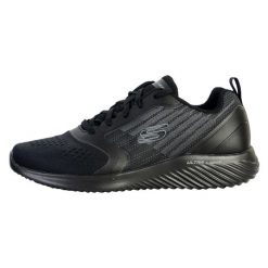 Buty sportowe Sneakersy męskie, Skechers Bounder Verkona. Czarne buty sportowe na co dzień męskie Skechers, bez zapięcia, trekkingowe. Za 438.00 zł.