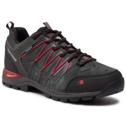 Buty trekkingowe męskie Karrimor Pinnacle Low. Czarne buty trekkingowe męskie Karrimor, z gumy, bez zapięcia, trekkingowe. Za 474.99 zł.