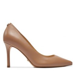 Szpilki Guess. Brązowe szpilki Guess, z aplikacjami, bez obcasa. Za 489.99 zł.