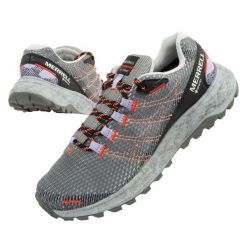 Buty damskie sportowe Merrell Fly Strike GTX. Szare buty sportowe na co dzień damskie MERRELL, bez wzorów, z gore-texu, wspinaczkowe. Za 240.73 zł.