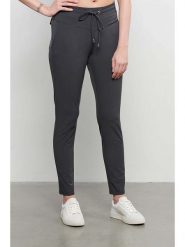 &Co Woman Spodnie "Penny" w kolorze antracytowym rozmiar: XXL. Czarne spodnie materiałowe damskie &Co Woman, bez wzorów, z materiału. Za 165.45 zł.