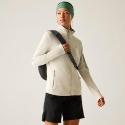 Damska bluza polarowa Torrek II z zamkiem błyskawicznym. Białe bluzy bez kaptura damskie Dare 2b, z dzianiny. W wyprzedaży za 229.99 zł.