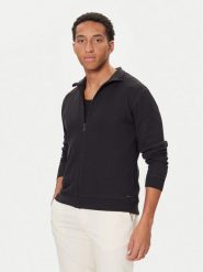 BOSS Bluza Structure 50559332 Czarny Regular Fit. Czarne bluzy bez kaptura męskie Boss, m, z bawełny. Za 432.45 zł.