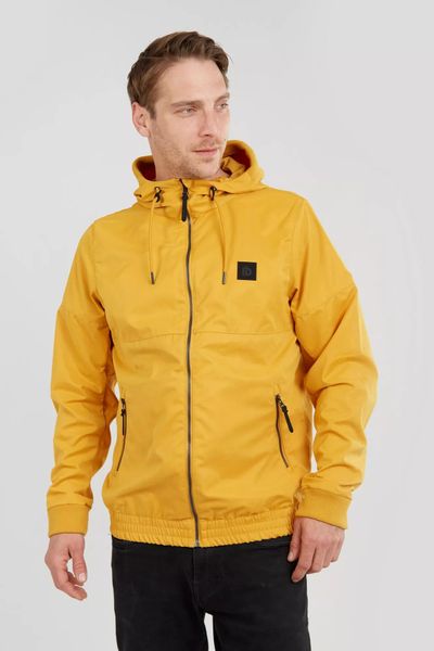 Płaszcz męski Fundango Sacambu. Żółte płaszcze męskie Fundango, l, bez wzorów, z materiału, sportowe. Za 279.00 zł.