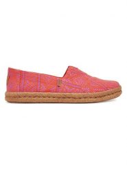 TOMS Espadryle w kolorze czerwonym rozmiar: 40. Czerwone espadryle damskie Toms, bez wzorów, bez obcasa. Za 152.99 zł.