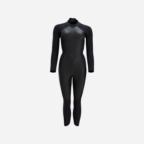 Second Life - Kombinezon neoprenowy do triathlonu damski... - Stan Dopuszczalny. Czarne kombinezony damskie VAN RYSEL, xl, bez wzorów, z materiału, bez kołnierzyka, bez ramiączek, krótkie. Za 249.00 zł.