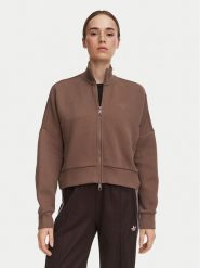 Adidas Bluza Spacer Tracktop KZ2189 Brązowy Regular Fit. Brązowe bluzy bez kaptura damskie Adidas, s, z syntetyku. Za 299.99 zł.