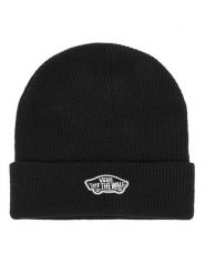 Vans Czapka Vans Classic Cuff VN000Q1FBLK1 Czarny. Czarne czapki dziecięce Vans, na zimę, bez wzorów. Za 99.99 zł.