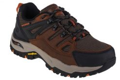 Buty trekkingowe męskie Skechers Arch Fit Dawson Argosa. Brązowe buty trekkingowe męskie Skechers, z materiału, przed kostkę, bez zapięcia, trekkingowe. Za 379.99 zł.