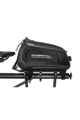 Torba rowerowa Shellrack 9L. Czarne torby męskie na ramię ROCKBROS, bez wzorów, z materiału, na ramię. Za 149.99 zł.