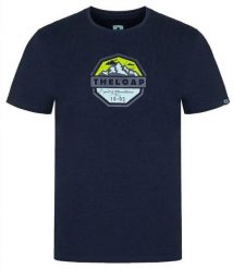 T-shirt męski Loap Altair niebieski. Niebieskie t-shirty męskie Scarpa, m, z aplikacjami, z bawełny, bez kołnierzyka. Za 59.04 zł.