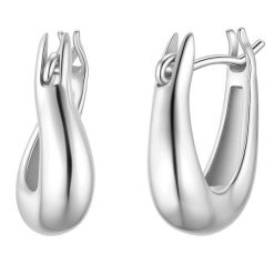 Glanzstücke München Kolczyki kola ze srebra próby 925 w kolorze srebrnym 1 ct Damski. Szare kolczyki damskie Glanzstücke München, srebrne. Za 289.99 zł.