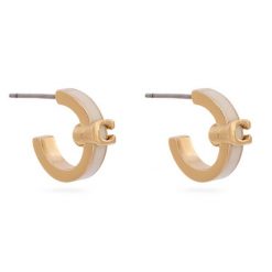 Kolczyki Coach. Żółte kolczyki damskie Coach, złote. Za 319.99 zł.