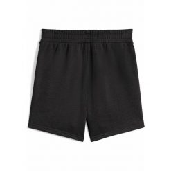 Damskie szorty z wysokim stanem ESS SCRIPT 5" PUMA Black. Czarne szorty damskie Puma, bez wzorów, z podwyższonym stanem. W wyprzedaży za 104.00 zł.