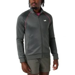 Kurtka z dresu Mouratoglou Paris. Czerwone kurtki treningowe męskie MOURATOGLOU, m, bez wzorów, z dresówki, na fitness i siłownię. Za 405.00 zł.