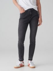 OPUS Dżinsy - Skinny fit - w kolorze antracytowym rozmiar: 44/L28. Czarne jeansy damskie Opus. Za 171.28 zł.