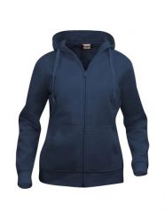 Clique Basic Hoody Full Zip Women – Blu granatowy rozpinana bluza z kapturem. Niebieskie bluzy z kapturem damskie CLIQUE, m, z bawełny. Za 188.06 zł.