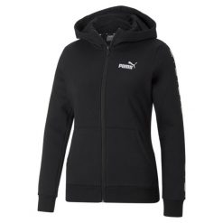Bluza dresowa damska Puma POWER TAPE. Czarne bluzy bez kaptura damskie Puma, m, z dresówki. Za 222.00 zł.