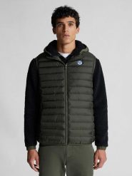 North Sails Kamizelka pikowana w kolorze ciemnozielonym rozmiar: L. Zielone kamizelki męskie North Sails, l. Za 266.03 zł.