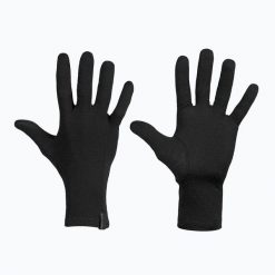 Rękawiczki trekkingowe icebreaker 200 Oasis Glove Liners. Czarne rękawiczki damskie Icebreaker, bez wzorów. Za 134.99 zł.