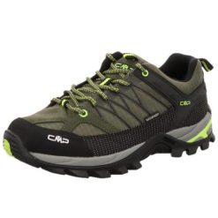 Buty trekkingowe męskie CMP Rigel Low Wp. Zielone buty trekkingowe męskie Campagnolo, bez zapięcia, trekkingowe. Za 339.99 zł.