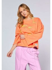 Chiemsee Bluza w kolorze pomarańczowym rozmiar: M. Pomarańczowe bluzy z nadrukiem damskie Chiemsee, m, z bawełny. Za 129.95 zł.