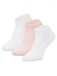 Roxy Stopki AS_ROXY_07S_SS25 (3-PACK) Biały. Białe skarpetki damskie Roxy, bez wzorów, z bawełny. Za 29.99 zł.