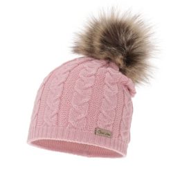Czapka Damska z Wełny Merino Bafi - Różowa. Czerwone czapki zimowe damskie Molly, z materiału. Za 59.00 zł.