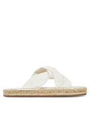 EMU Australia Klapki Rowley W13169 Biały. Białe klapki damskie Emu Australia, bez wzorów, bez obcasa. Za 359.99 zł.