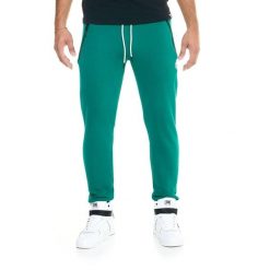 Męskie spodnie dresowe Leone Soft Basic. Zielone spodnie dresowe męskie LEONE 1947 APPAREL, z dresówki. W wyprzedaży za 154.80 zł.