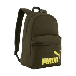 Plecak Puma. Zielone plecaki damskie Puma, bez wzorów, z materiału, sportowe. Za 132.00 zł.