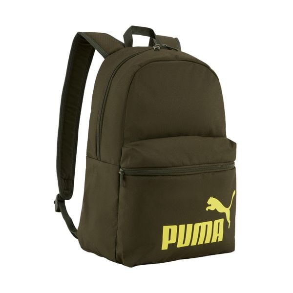 Plecak Puma. Zielone plecaki damskie Puma, bez wzorów, z materiału, sportowe. Za 132.00 zł.