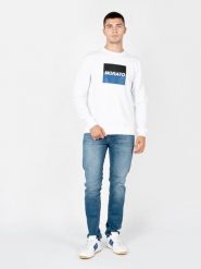 Antony Morato Bluza | MMFL00760-FA150048 | Mężczyzna | Biały. Białe bluzy bez kaptura męskie Antony Morato, m, z bawełny. W wyprzedaży za 189.00 zł.