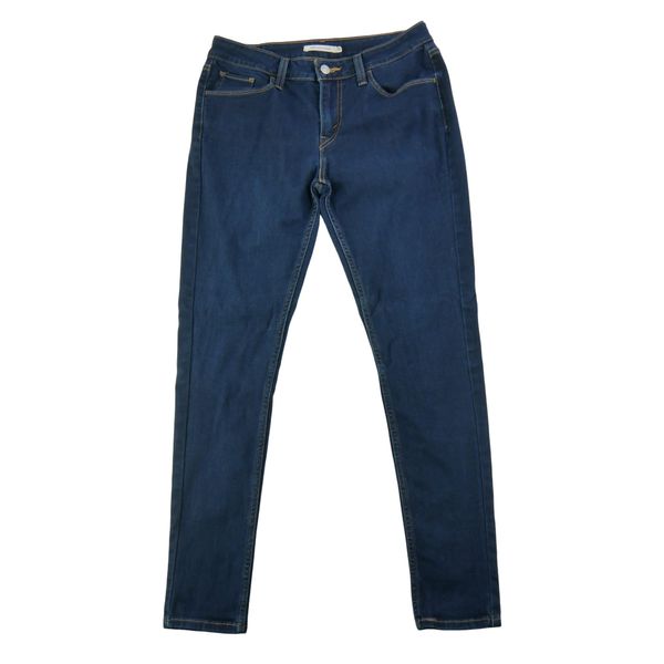 Second life - Levi Strauss damskie spodnie jeansowe 535 Super Skinny - Jak nowy. Niebieskie spodnie sportowe damskie Levi's, s, z jeansu. Za 114.98 zł.