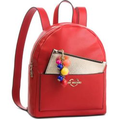 Plecak LOVE MOSCHINO - JC4107PP17LM0500 Rosso. Czerwone plecaki damskie Love Moschino, bez wzorów, ze skóry ekologicznej, klasyczne. W wyprzedaży za 539.00 zł.
