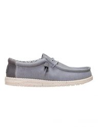 HeyDude Męskie Mokasyny Wally Stretch Canvas. Białe mokasyny męskie Hey dude, z materiału. Za 179.00 zł.