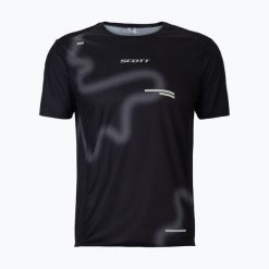 Koszulka do biegania męska SCOTT RC Run. Czarne t-shirty sportowe męskie Scott, m, z materiału, bez ramiączek, do biegania. Za 249.99 zł.