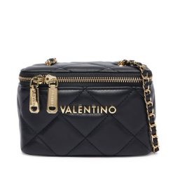 Torebka Valentino. Czarne torebki klasyczne damskie Valentino, bez wzorów, bez dodatków. Za 549.99 zł.