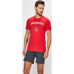 Henderson - Piżama. Czerwone piżamy męskie Henderson, l, bez wzorów, z bawełny, bez ramiączek. W wyprzedaży za 49.90 zł.