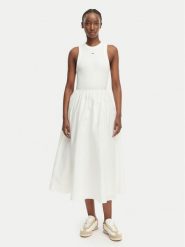 Tommy Jeans Sukienka letnia DW0DW22593 Kremowy Regular Fit. Białe sukienki damskie Tommy Jeans, na lato, l, bez wzorów, z bawełny, bez kołnierzyka, bez ramiączek. Za 409.99 zł.