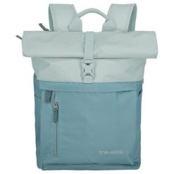 Plecak travelite Basics. Niebieskie plecaki męskie Travelite, bez wzorów, z materiału. Za 190.00 zł.