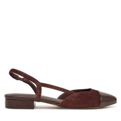 Baleriny Aldo. Brązowe baleriny damskie Aldo, bez wzorów, bez obcasa. Za 319.99 zł.
