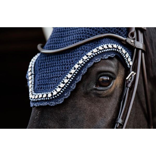 Czapka dla konia Kentucky Wellington big stone & pearl. Niebieskie czapki męskie KENTUCKY HORSEWEAR, bez wzorów, sportowe. Za 457.50 zł.