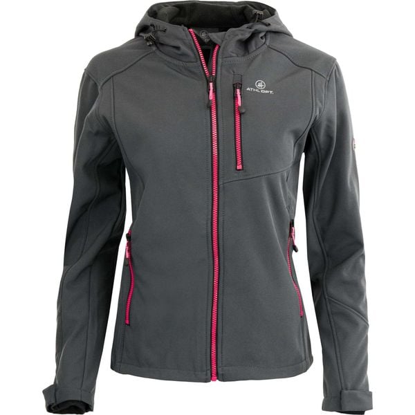 Damska kurtka softshell Athl. DPT Octavia – wiatro- i wodoodporna. Czerwone kurtki damskie WOMEN'S BEST, s, bez wzorów, z softshellu, bez kaptura. Za 273.99 zł.