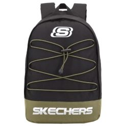 Plecak unisex Skechers Pomona Backpack pojemność 18 L. Czarne plecaki damskie Skechers, bez wzorów, sportowe. Za 79.99 zł.