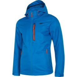 Kurtka miejska męska KUMT003 - niebieski. Niebieskie kurtki męskie 4f, l, bez wzorów, bez kaptura. W wyprzedaży za 149.99 zł.