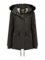 Maison Montaigne Parka "Celemai" w kolorze czarnym rozmiar: XL. Czarne parki damskie Maison Montaigne, xl, z aplikacjami. Za 224.52 zł.
