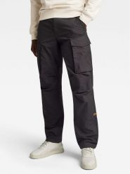 G-Star Raw Spodnie materiałowe Core D24309-D387 Czarny Tapered Fit. Czarne spodnie materiałowe męskie G-Star Raw, bez wzorów, z bawełny, retro. Za 319.99 zł.