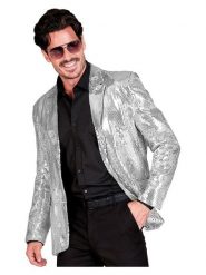 Widmann Marynarka kostiumowa "Party Fashion" w kolorze srebrnym rozmiar: XL. Szare marynarki męskie Widmann, bez wzorów. Za 182.29 zł.